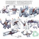 Fitness Exercises Chest Pictures