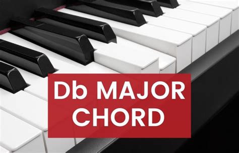 How To Play Db Major Piano Chord And Inversions Db Dbf Dbab