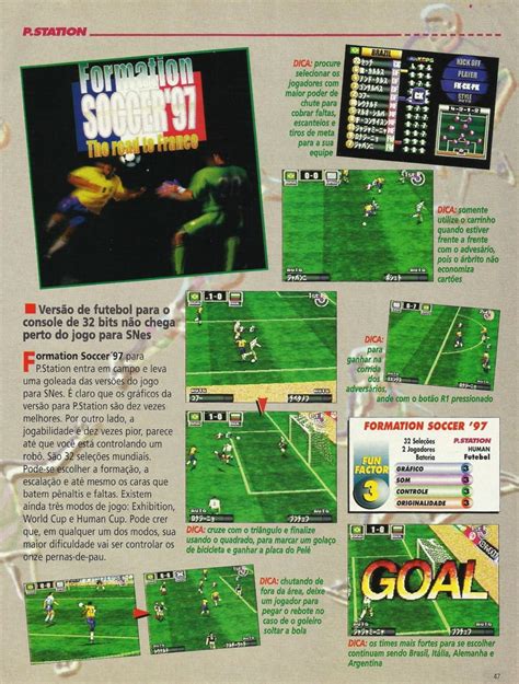 Formation Soccer 97 The Road To France Do Playstation Na Super
