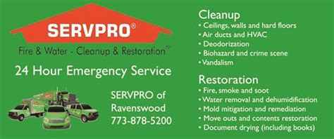 Servpro Of Ravenswood Business And Professional Services