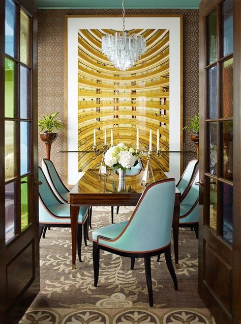 Designer Spotlight Katie Ridder Art Deco Dining Room Dining Room