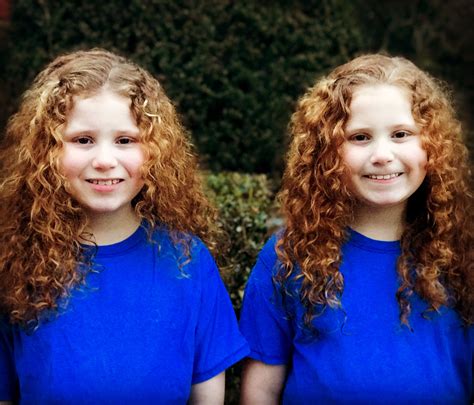 Identical Twins Identicaltwins Identicaltwingirls Redhair Curlyhair