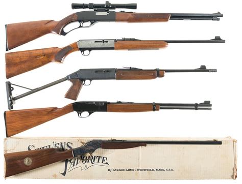 Five Rifles A Winchester Model 255 Lever Action Rifle