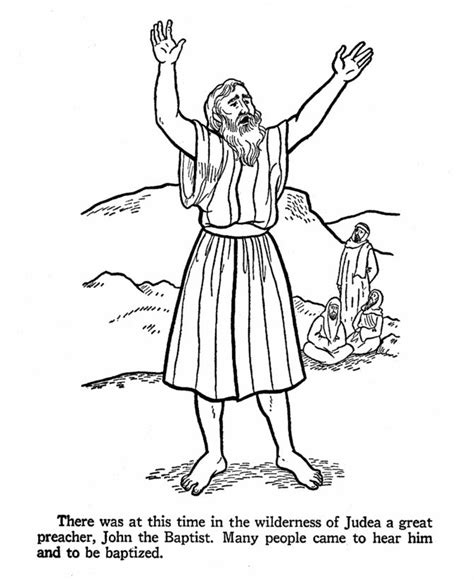 659 bible coloring pages that you can download and print. Bible Coloring Pages - John the Baptist 1 | Bible coloring ...