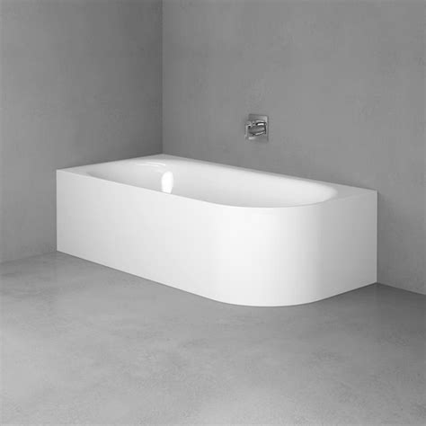 Freistehend wird die schürzenbadewanne zum puristischen highlight. Bette Lux Oval Silhouette Eck-Badewanne Wanne weiß, mit ...