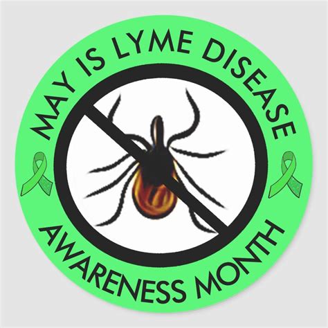 Lyme Disease Awareness Month Stickers Lyme Disease