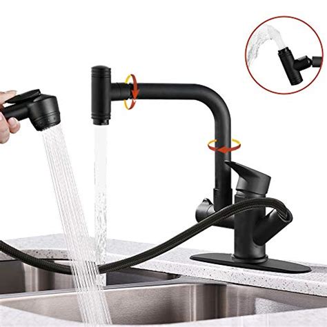 Single handle and two handle faucets with pull out and pull down sprayers, touch or touchless. Hoimpro Pull Down Kitchen Faucet, High-Arc Single Handle ...