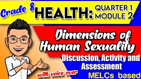 Dimensions Of Human Sexuality Health Grade 8 Quarter 1 Module 2