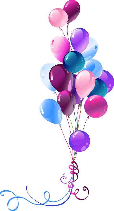 Download Transparent Balloons Happy Birthday Png Picture Clipart Pink