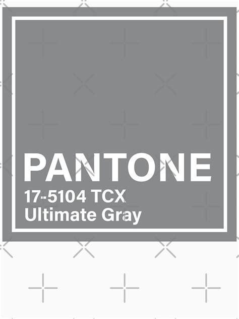Pantone 17 5104 Tcx Ultimate Gray T Shirt By Princessmi Com Redbubble