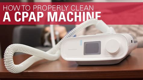 How To Properly Clean A Cpap Machine Youtube