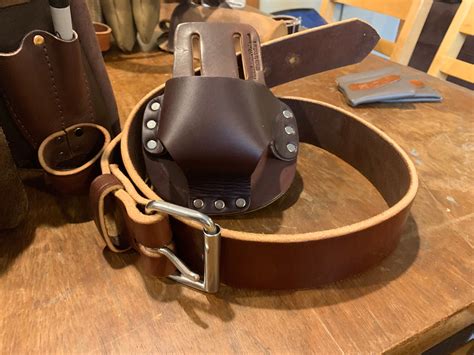Finish Carpenters Leather Tool Belt Rig