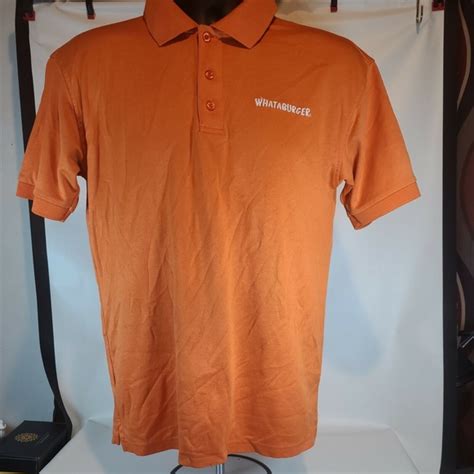 Whataburger Shirts Whataburger Uniform Employee Embroidered Orange