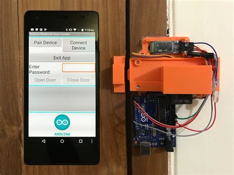 Arduino And Android Based Password Protected Door Lock Arduino
