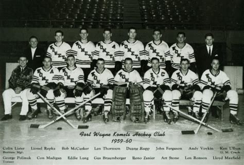 Fort Wayne Komets 1959 International Hockey League Hockeygods