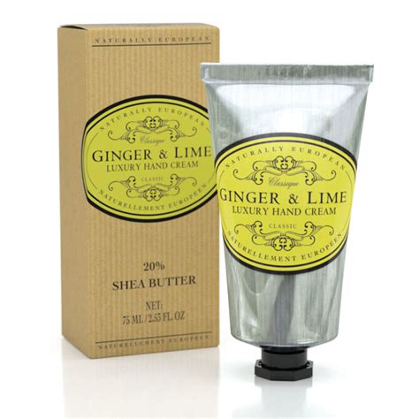 Naturally European Hand Cream Tube Ginger And Lime Npcosmeticde