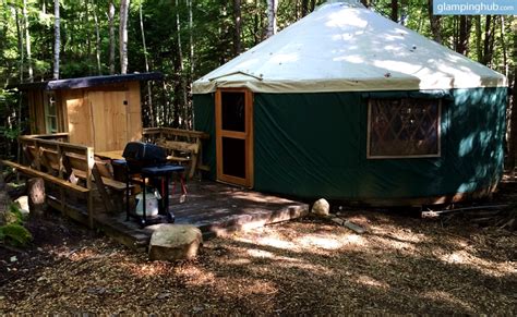 Luxury Yurt Camping In Maine Glamping In Maine