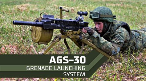 Ags 30 Atlant The Improved Version Of Ags 17 Automatic Grenade Launcher