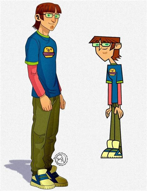 Artist Redraws Total Drama Island Characters In A More Realistic Way Total Drama Island
