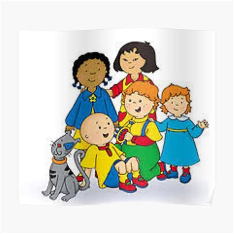 Caillou Poster For Sale By Officalimelight Redbubble