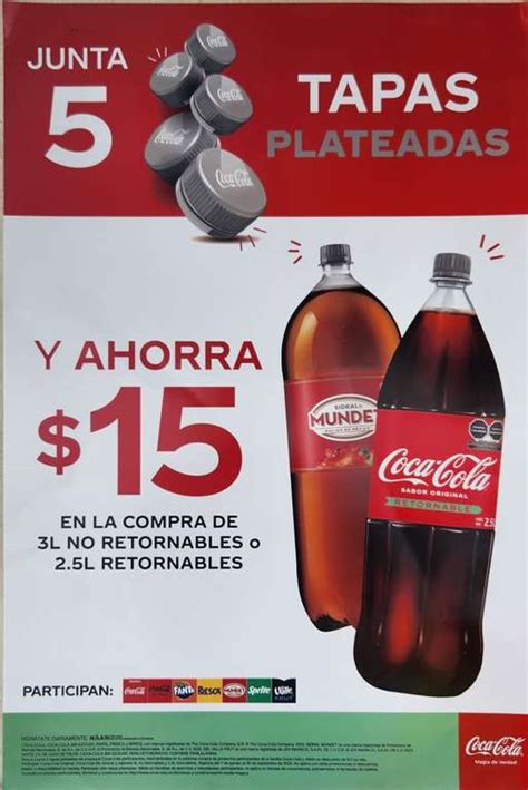 Coca Cola Junta O Tapas Plateadas Y Recibe De Descuento En