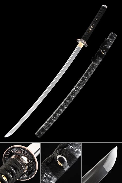 Katana En Acier Au Manganèse Épée Katana Japonaise Faite à La Main En