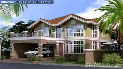 Glass Design For Terrace In Philippines 2 Storey House Design With