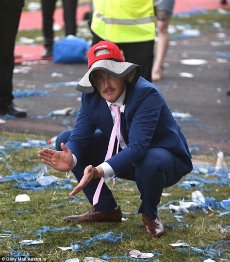 Revellers Get Into Very High Spirits As At Cox Plate Races Daily Mail Online