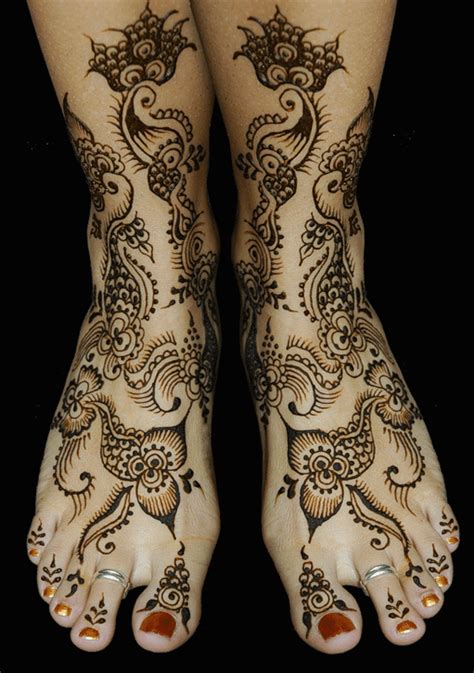 Bridal Mehndi Designs For Foot ~ Creativeideas