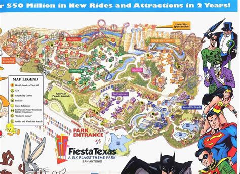 Six Flags Magic Mountain Map Valencia Ca In 2019 Theme Park Six