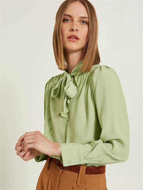 Blouse with puff sleeves - Motivi.com - GB