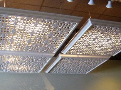 Installation of fluorescent ceiling light covers is an easy task. Hide florescent lights in your home or office with these ...