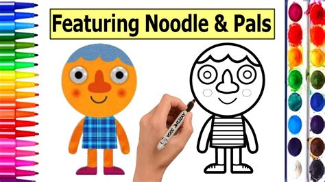 How To Draw A Noodle Featuring Noodle Pals Youtube