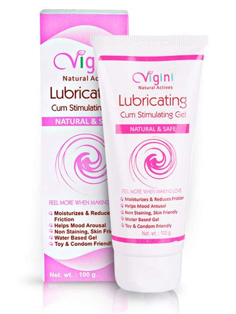 vigini 100 natural actives sexual lubricating lube lubrication lubricant water based gel men