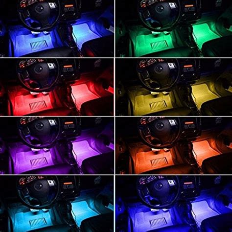 Car Underglow Light72 Led Glow Under Car Lights Strip Sound Actived