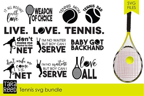 Tennis SVG Bundle | Creative Daddy
