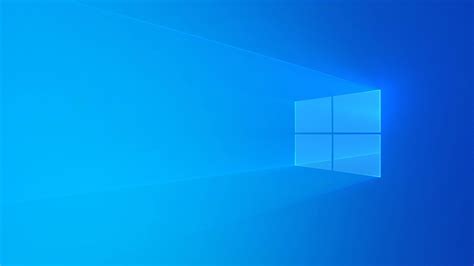 Wallpaper Windows 10 Blue Background Light Abstract Design 3840x2160