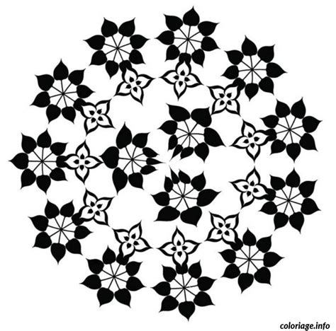 Cliquez ici ou sur l'image pour télécharger ce coloriage gratuit. Coloriage mandala fleur 2 - JeColorie.com