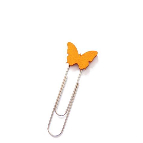 Set Of 7 Butterfly Paper Clips T For Her Butterfly Etsy