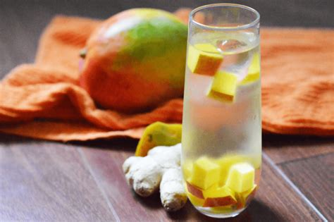 Mango Ginger Infused Water Recipe Distillata