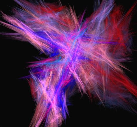 Purple Blue Pink Abstractfantasy Fractal Texture Digital Art 3d