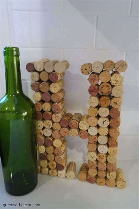 Green With Decor An Easy Diy Project With Wine Corks