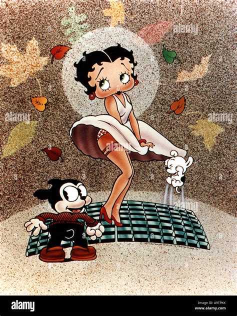 Betty Boop Eeuu Película De Dibujos Animados Con Su Gato Bimbo