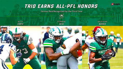 Trio Of Stetson Hatters Earn Pfl All Conference Honors Sanford Herald
