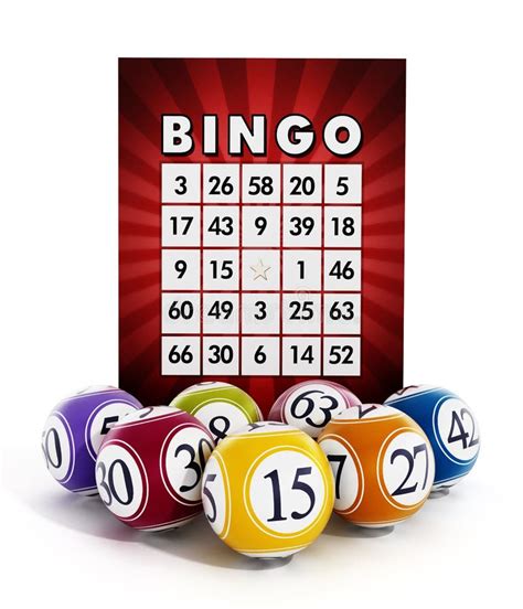 Carte Et Boules De Bingo Test Avec Des Nombres Illustration Stock Illustration Du Pièce Blanc