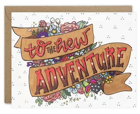 To the New Adventure Card | Congrats card, Cards, Adventure