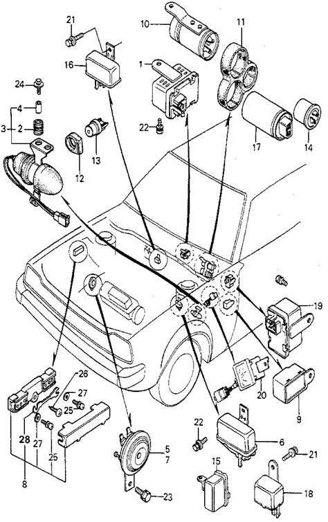 Windshield wiper motor, intermittent wiper relay, windshield washer motor. Where Is The Fuse Box On Honda Accord | schematic and ...