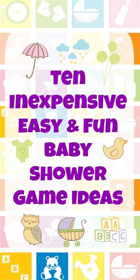 10 Inexpensive Easy And Fun Baby Shower Game Ideas Preemie Twins Baby