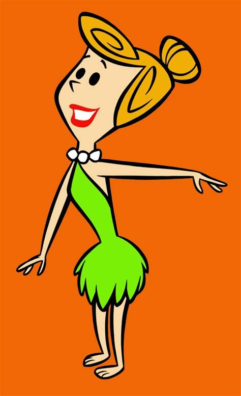 Betty Rubble Cartoon Art Flintstones Wilma Flintstone