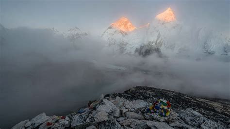 Golden Sunset Over Mount Everest Stock Footage Sbv 337995878 Storyblocks